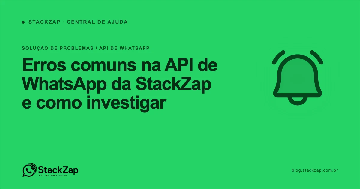 Ícone Phosphor Duotone de alerta para investigar erros da API de WhatsApp